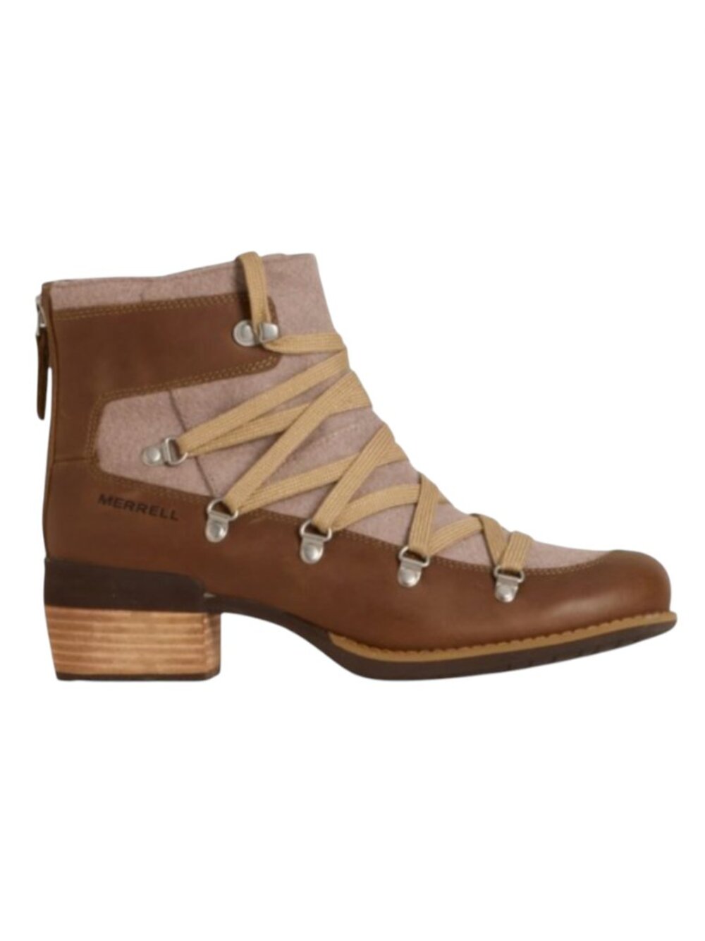 (New) Merrell – Shiloh II Warm Leather Boots (Camel) – Women's‎ 10.5